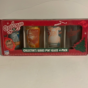 A Christmas‎ Story- Ralphie Collector's Series 4 Pack Pint Glasses New